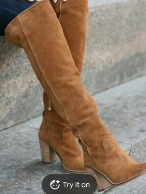 Steve Madden Tall Brown Suede Over-the-Knee Boots